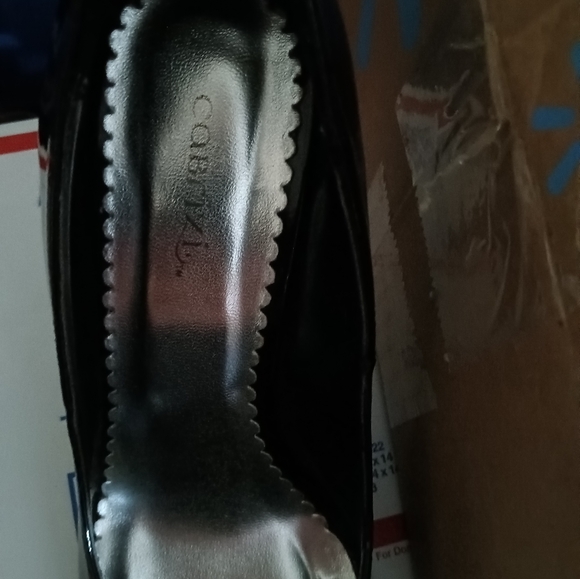 Cabrizi black patent leather stiletto pumps - Picture 4 of 5